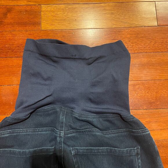 Spanx Maternity Mama Jeans-ish Jeans XL Dark Wash Skinny - Picture 9 of 10